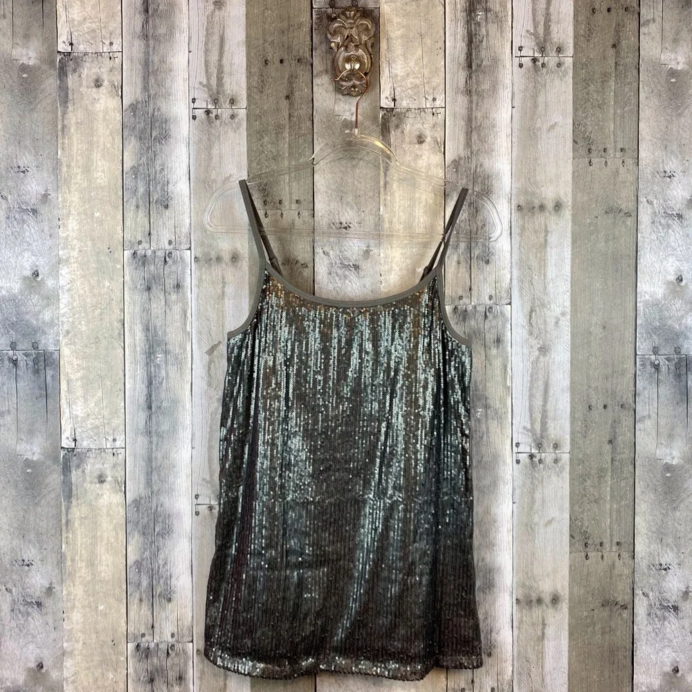 Torrid Sequin Front Foxy Cami in Green Size 1/14-16 Plus Size Fit. - Picture 3 of 12